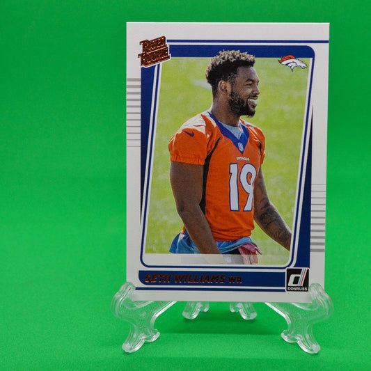 Raw Individual Card: 2021 Donruss Football Rated Rookie Portrait - Seth Williams (#299) - Hails Mary Cards
