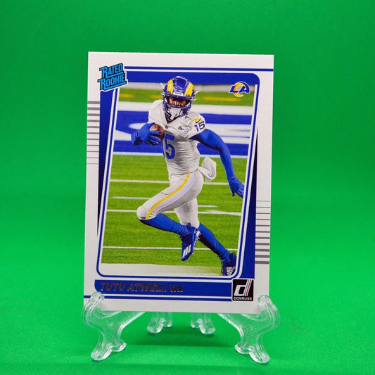 Raw Individual Card: 2021 Donruss Football Rated Rookie - Tutu Atwell (#272) - Hails Mary Cards