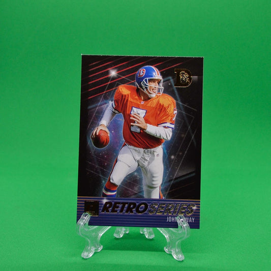 Raw Individual Card: 2021 Donruss Football Retro Series - John Elway (#RS25) - Hails Mary Cards