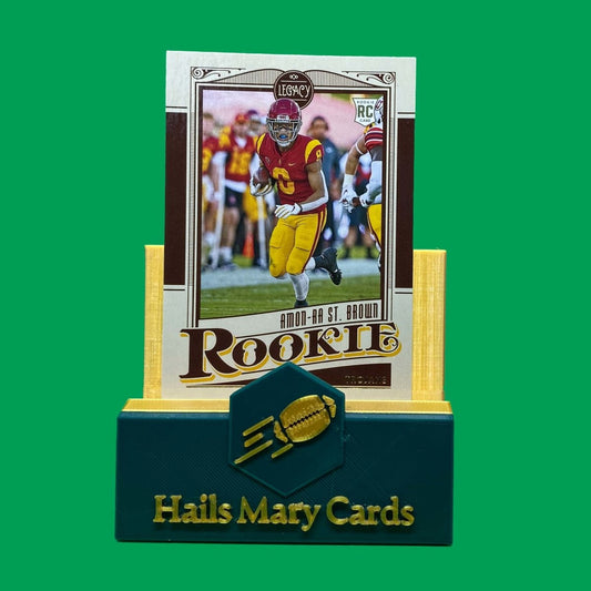 Raw Individual Card: 2021 Legacy Football Base Rookies - Amon-Ra St. Brown (#155) - Hails Mary Cards