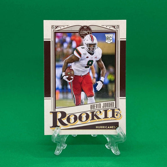 Raw Individual Card: 2021 Legacy Football Base Rookies - Brevin Jordan (#193) - Hails Mary Cards