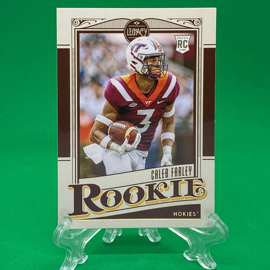 Raw Individual Card: 2021 Legacy Football Base Rookies - Caleb Farley (#178) - Hails Mary Cards