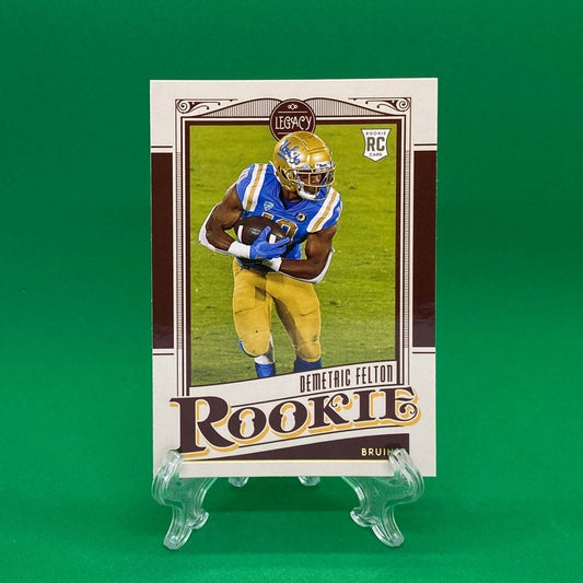 Raw Individual Card: 2021 Legacy Football Base Rookies - Demetric Felton (#195) - Hails Mary Cards