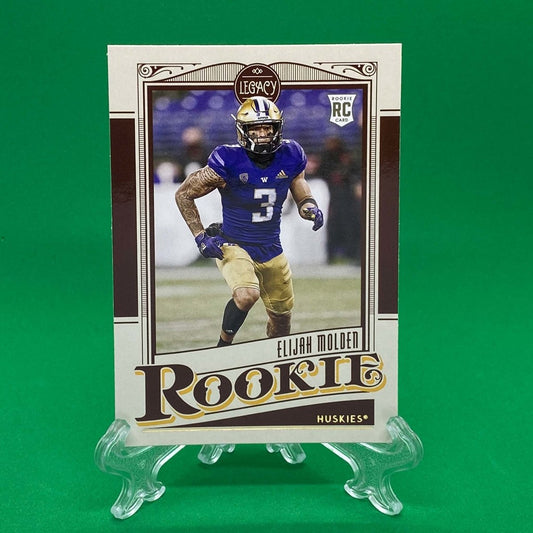Raw Individual Card: 2021 Legacy Football Base Rookies - Elijah Molden (#183) - Hails Mary Cards