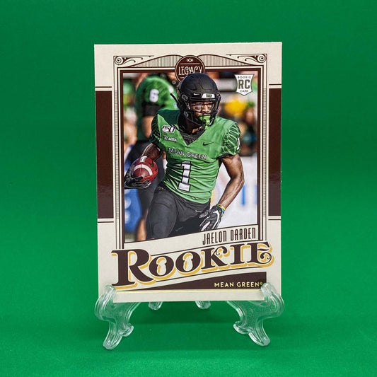 Raw Individual Card: 2021 Legacy Football Base Rookies - Jaelon Darden (#198) - Hails Mary Cards