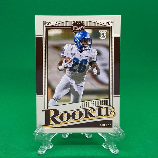 Raw Individual Card: 2021 Legacy Football Base Rookies - Jaret Patterson (#190) - Hails Mary Cards