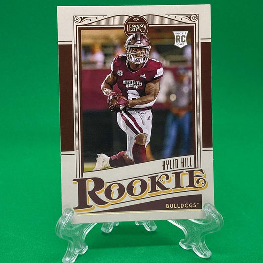 Raw Individual Card: 2021 Legacy Football Base Rookies - Kylin Hill (#171) - Hails Mary Cards