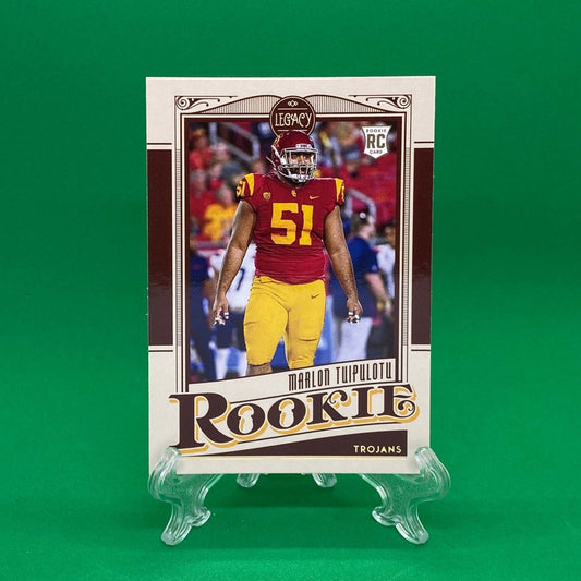 Raw Individual Card: 2021 Legacy Football Base Rookies - Marlon Tuipulotu (#200) - Hails Mary Cards