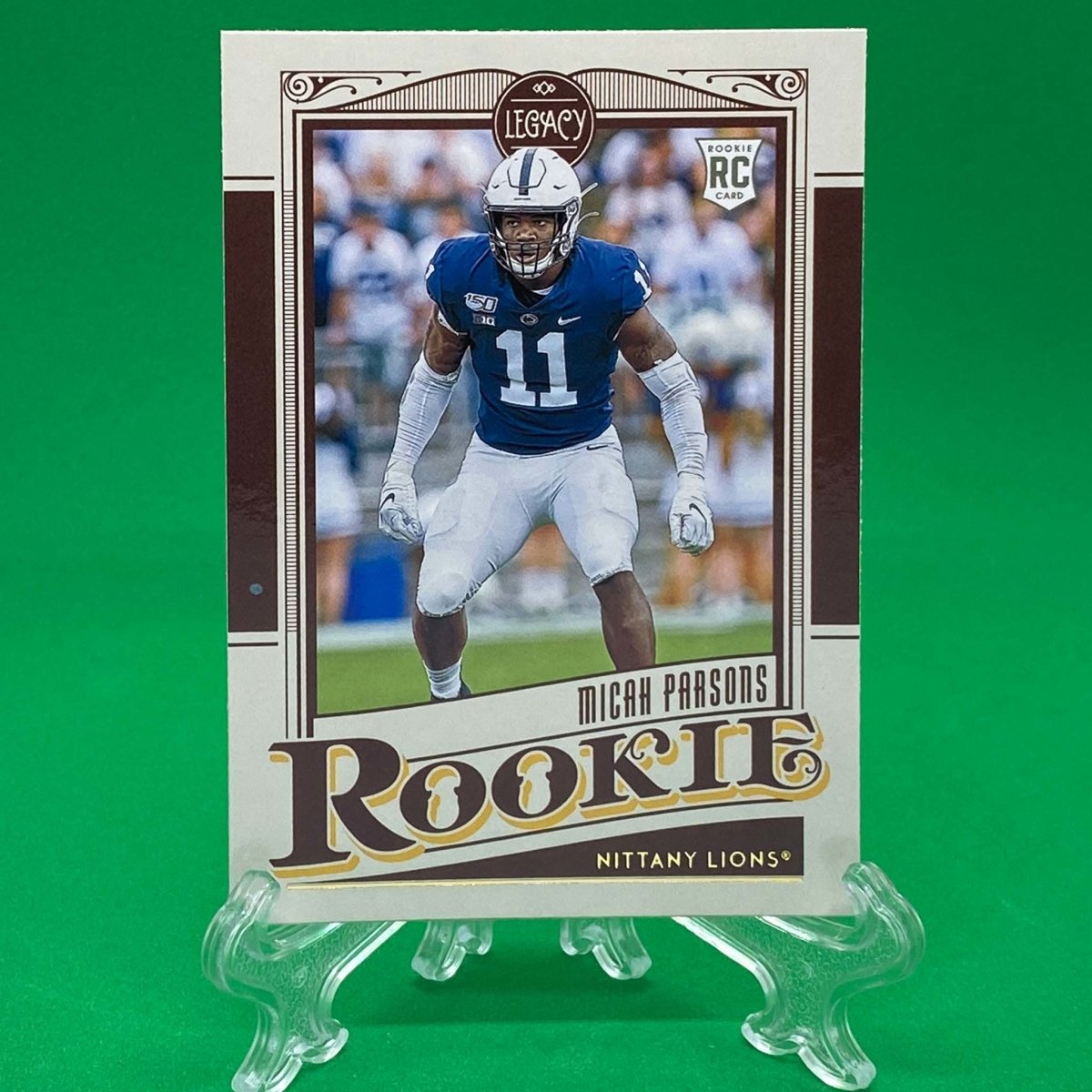 Raw Individual Card: 2021 Legacy Football Base Rookies - Micah Parsons (#179) - Hails Mary Cards