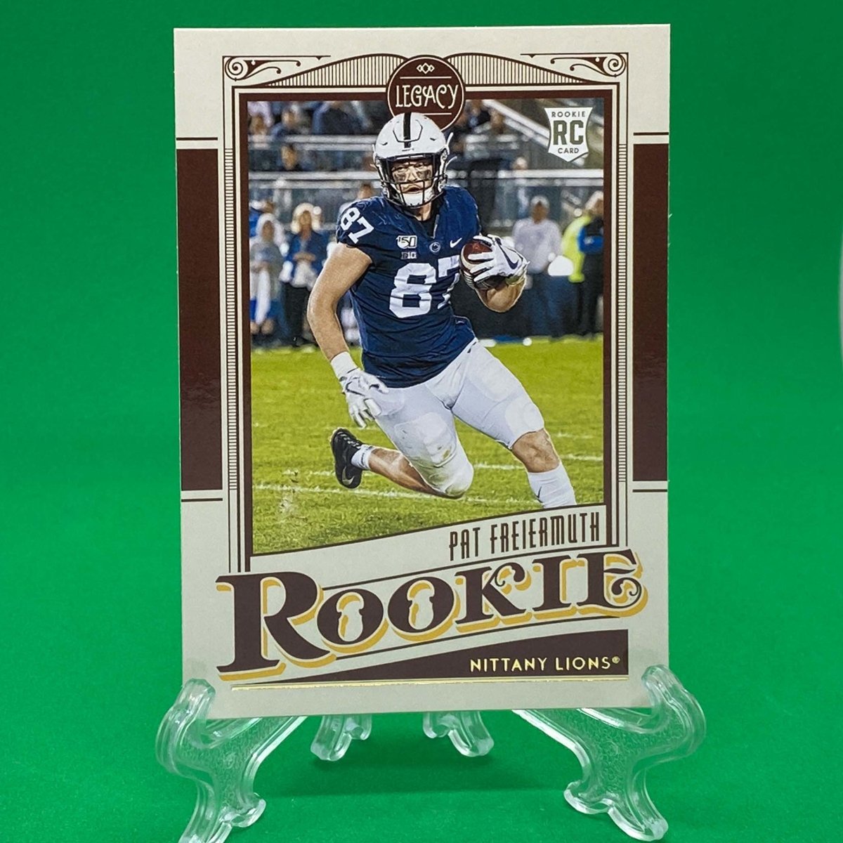 Raw Individual Card: 2021 Legacy Football Base Rookies - Pat Freiermuth (#174) - Hails Mary Cards