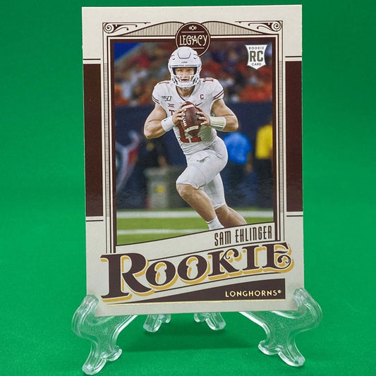 Raw Individual Card: 2021 Legacy Football Base Rookies - Sam Ehlinger (#175) - Hails Mary Cards