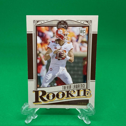 Raw Individual Card: 2021 Legacy Football Base Rookies - Trevor Lawrence (#141) - Hails Mary Cards