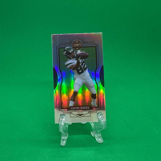 Raw Individual Card: 2021 Legacy Football Base Set, Premium Edition Mini Silver - Jamison Crowder (#55) - Hails Mary Cards