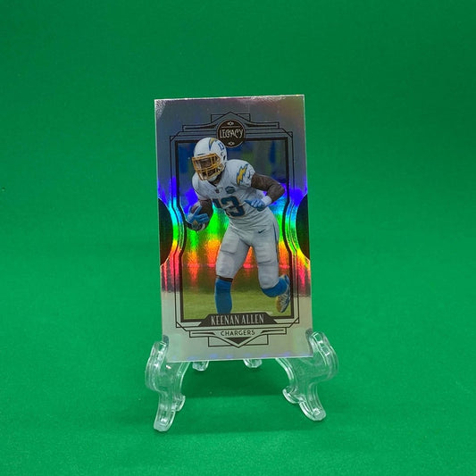Raw Individual Card: 2021 Legacy Football Base Set, Premium Edition Mini Silver - Keenan Allen (#42) - Hails Mary Cards