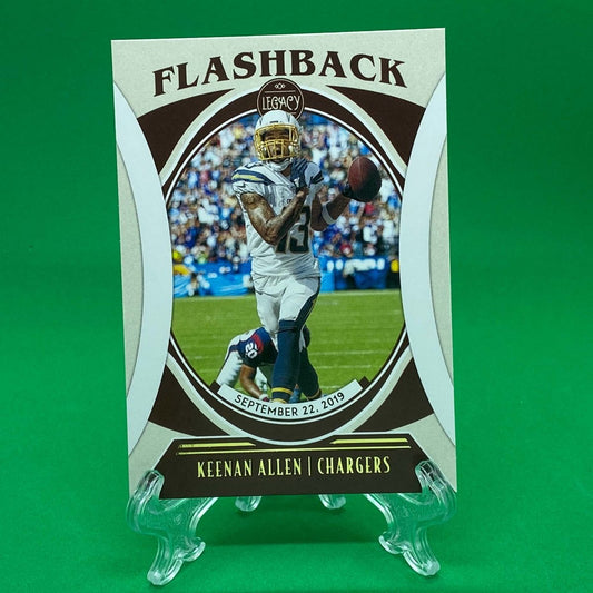 Raw Individual Card: 2021 Legacy Football Flashback - Keenan Allen (#FB-21) - Hails Mary Cards