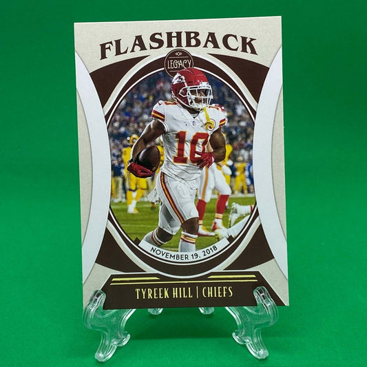 Raw Individual Card: 2021 Legacy Football Flashback - Tyreek Hill (#FB-06) - Hails Mary Cards