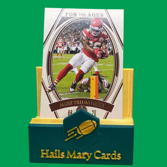 Raw Individual Card: 2021 Legacy Football For The Ages - Damien Williams (#FTA-02) - Hails Mary Cards
