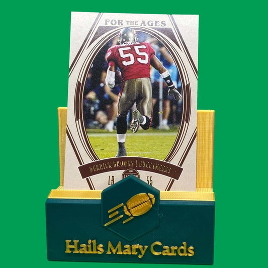 Raw Individual Card: 2021 Legacy Football For The Ages - Derrick Brooks (#FTA-16) - Hails Mary Cards