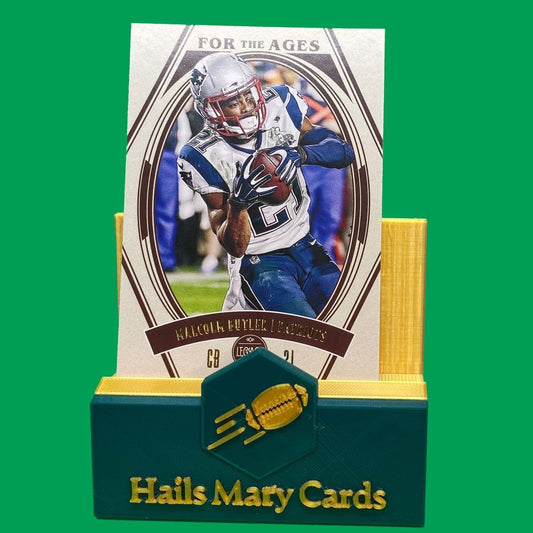 Raw Individual Card: 2021 Legacy Football For The Ages - Malcolm Butler (#FTA-01) - Hails Mary Cards