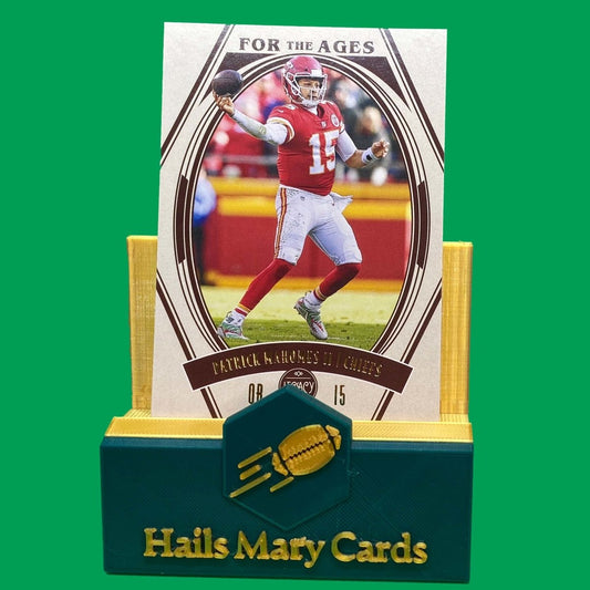 Raw Individual Card: 2021 Legacy Football For The Ages - Patrick Mahomes II (#FTA-17) - Hails Mary Cards