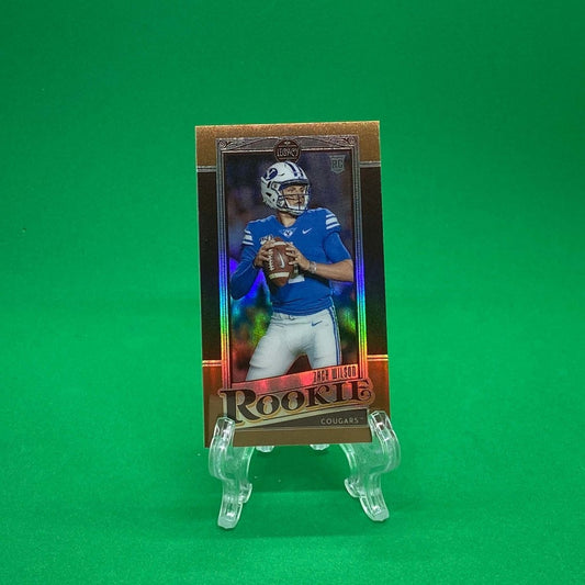 Raw Individual Card: 2021 Legacy Football Rookies Premium Edition Variation Mini, Parallel Card Bronze (#/100) - Zach Wilson (#3) - Hails Mary Cards