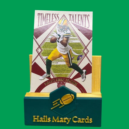 Raw Individual Card: 2021 Legacy Football Timeless Talents - Davante Adems (#TT-04) - Hails Mary Cards