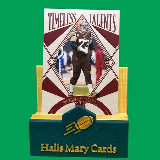 Raw Individual Card: 2021 Legacy Football Timeless Talents - Joe Thomas (#TT-09) - Hails Mary Cards