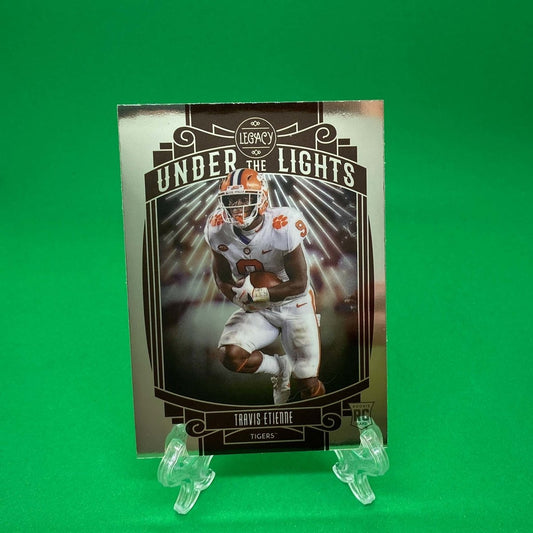 Raw Individual Card: 2021 Legacy Football Under The Lights - Travis Etienne (#UL-TE) - Hails Mary Cards