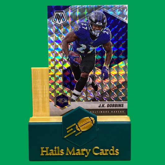 Raw Individual Card: 2021 Mosaic Football Base Set(Base), Base Mosaic - J.K. Dobbins (#20) - Hails Mary Cards