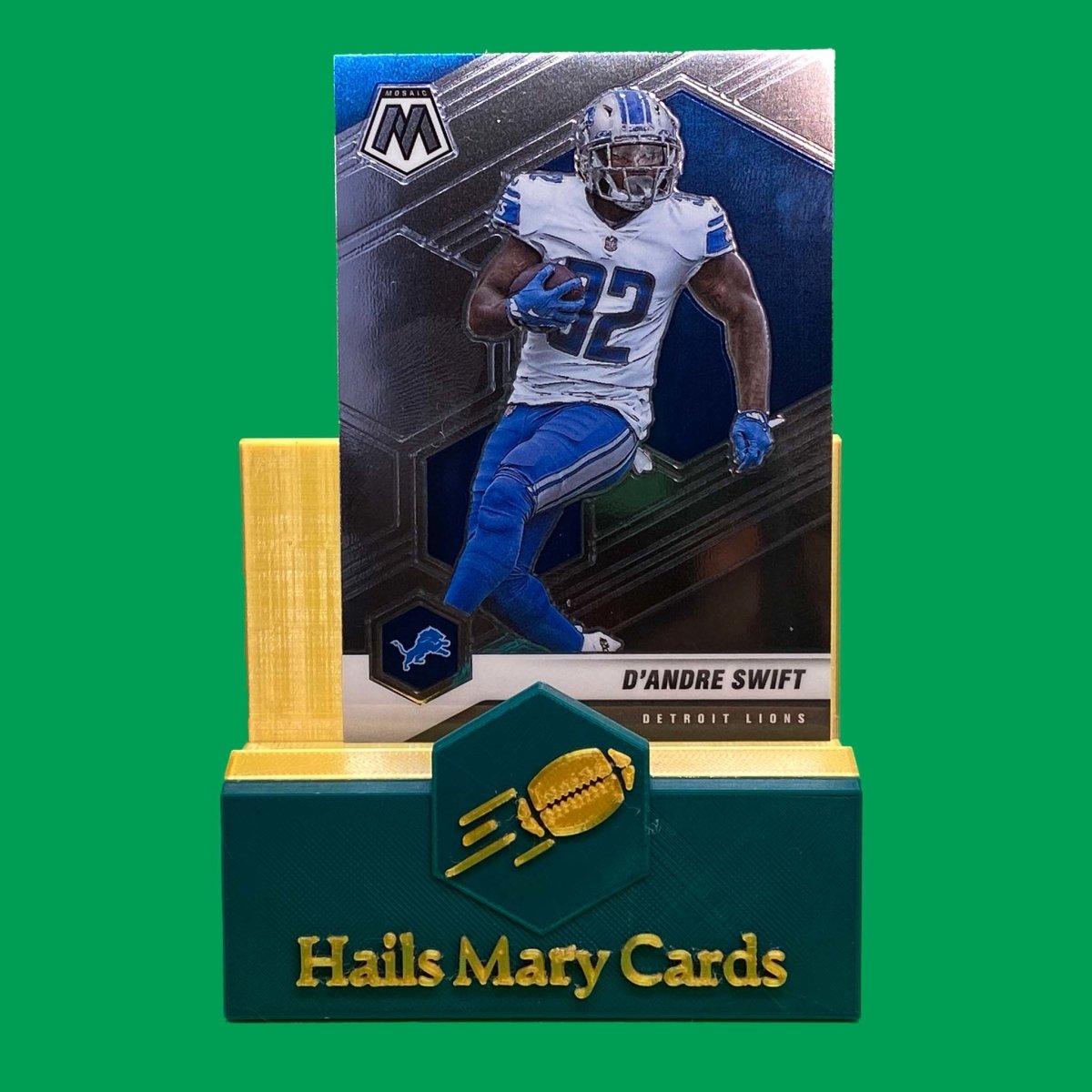 Raw Individual Card: 2021 Mosaic Football Base Set(Base) - D'Andre Swift (#73) - Hails Mary Cards