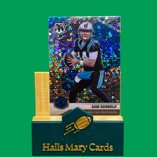 Raw Individual Card: 2021 Mosaic Football Base Set(Base), Disco - Sam Darnold (#155) - Hails Mary Cards