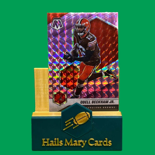 Raw Individual Card: 2021 Mosaic Football Base Set(Base), Purple (#/49) - Odell Beckham Jr. (#54) - Hails Mary Cards