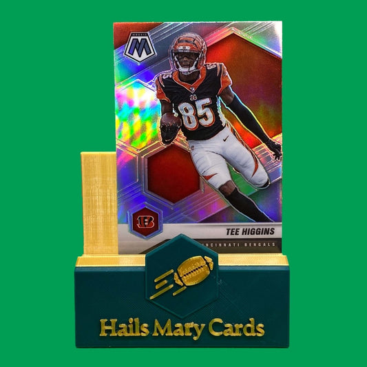 Raw Individual Card: 2021 Mosaic Football Base Set(Base), Silver - Tee Higgins (#49) - Hails Mary Cards