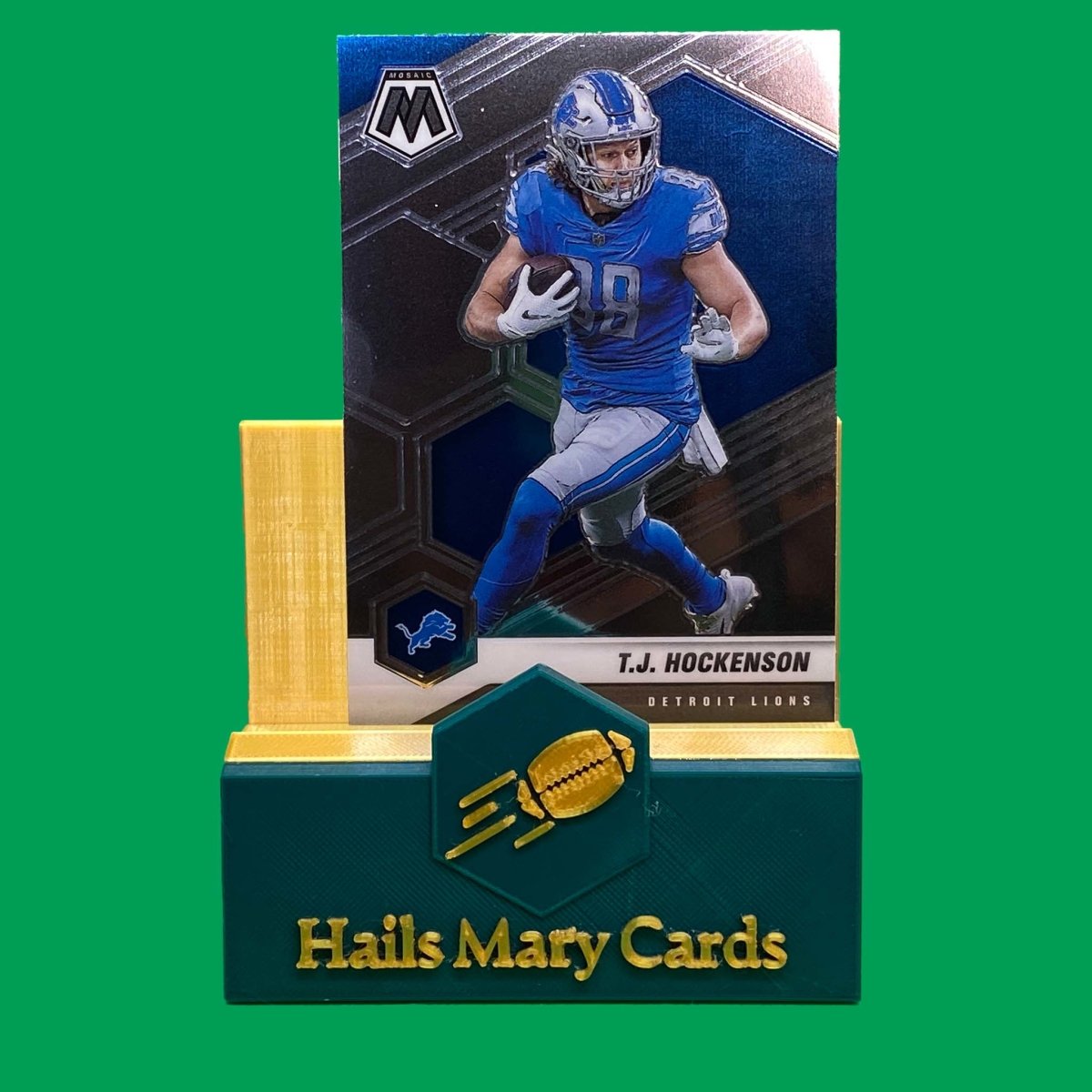 Raw Individual Card: 2021 Mosaic Football Base Set(Base) - T.J. Hockenson (#74) - Hails Mary Cards