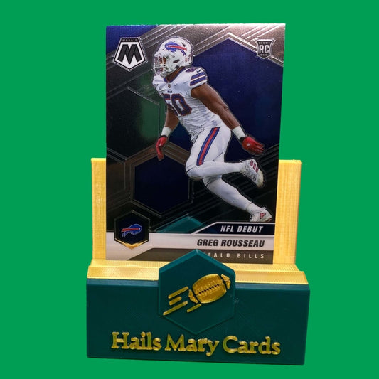 Raw Individual Card: 2021 Mosaic Football Base Set(NFL Debut) - Greg Rousseau (#259) - Hails Mary Cards