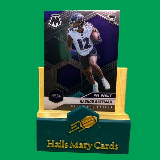 Raw Individual Card: 2021 Mosaic Football Base Set(NFL Debut) - Rashod Bateman (#249) - Hails Mary Cards
