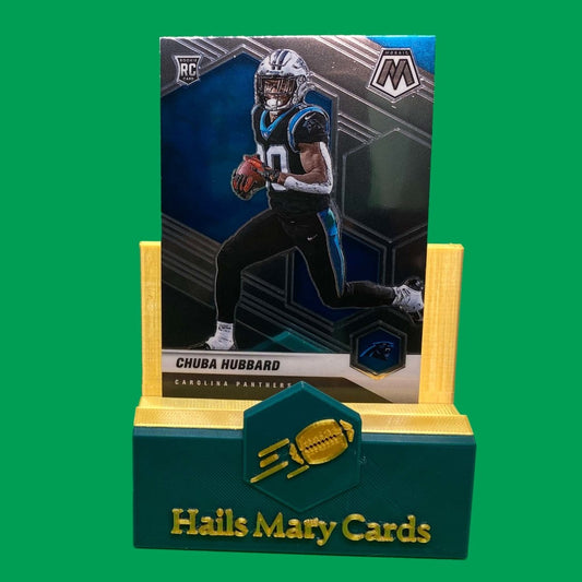 Raw Individual Card: 2021 Mosaic Football Base Set(Rookies) - chuba Hubbard (#325) - Hails Mary Cards
