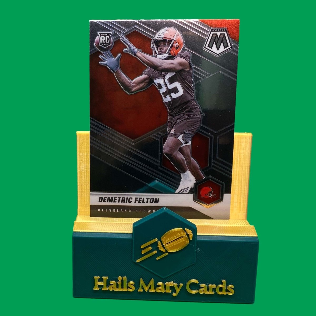 Raw Individual Card: 2021 Mosaic Football Base Set(Rookies) - Demetric Felton (#394) - Hails Mary Cards