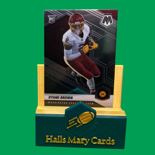 Raw Individual Card: 2021 Mosaic Football Base Set(Rookies) - Dyami Brown (#323) - Hails Mary Cards
