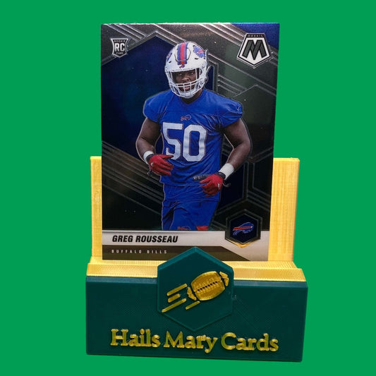Raw Individual Card: 2021 Mosaic Football Base Set(Rookies) - Greg Rousseau (#353) - Hails Mary Cards