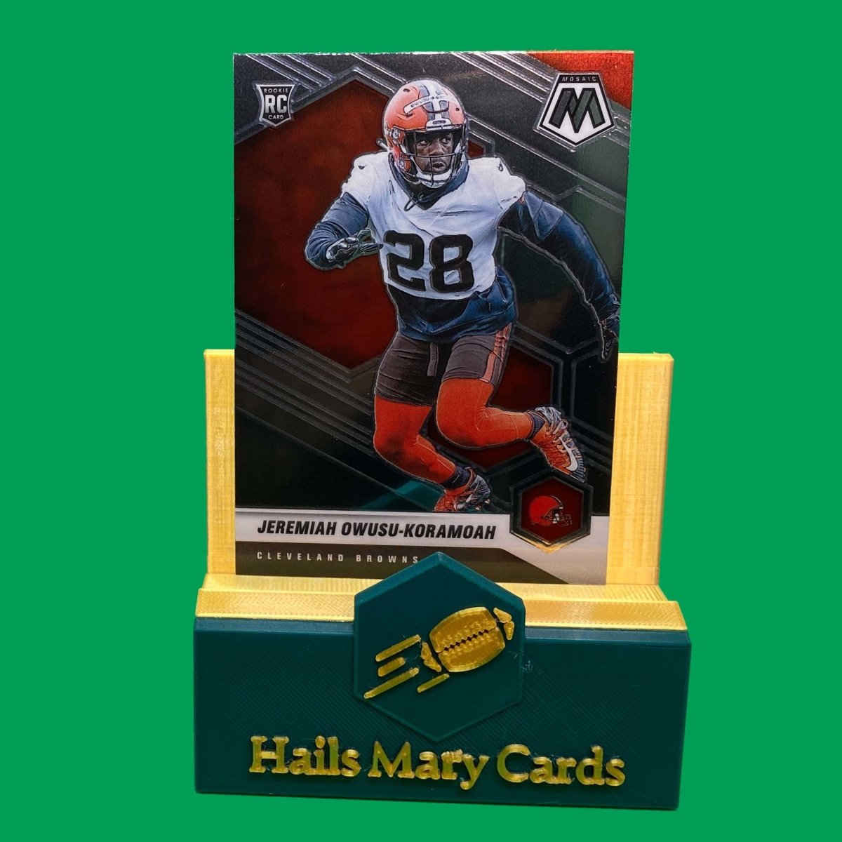Raw Individual Card: 2021 Mosaic Football Base Set(Rookies) - Jeremiah Owusu-Koramoah (#365) - Hails Mary Cards