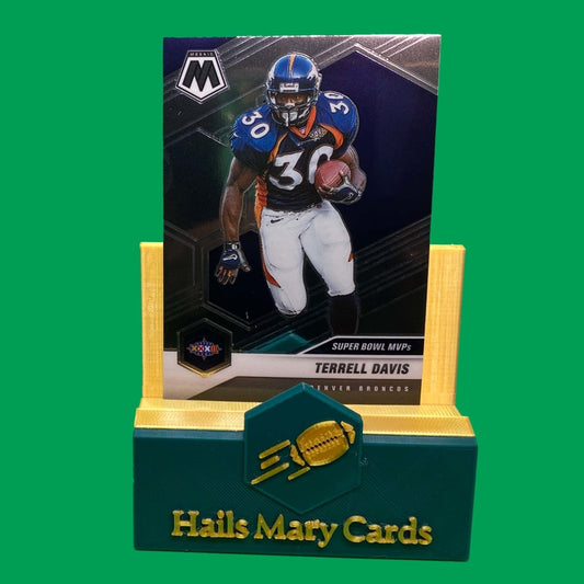 Raw Individual Card: 2021 Mosaic Football Base Set(Super Bowl MVPs) - Terrell Davis (#296) - Hails Mary Cards
