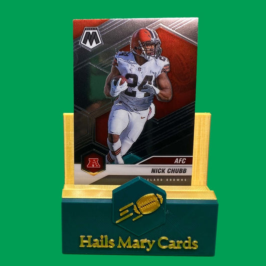 Raw Individual Card: 2021 Mosaic Football Base Set(Variations AFC) - Nick Chubb (#231) - Hails Mary Cards