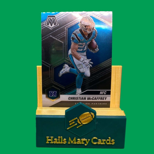 Raw Individual Card: 2021 Mosaic Football Base Set(Variations NFC) - Christian McCaffrey (#210) - Hails Mary Cards