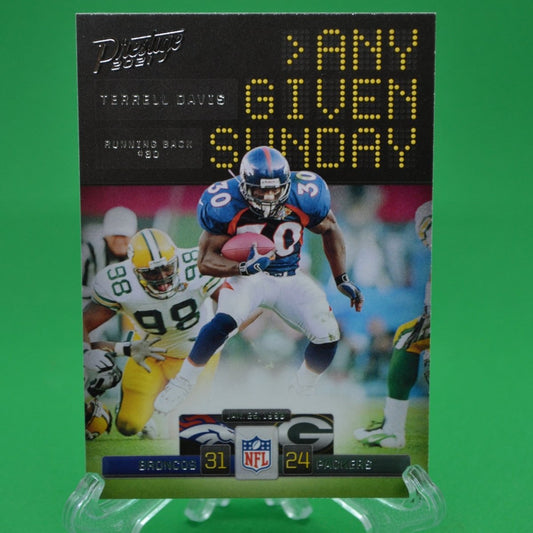Raw Individual Card: 2021 Prestige Football Any Given Sunday - Terrell Davis (#AGS-TD) - Hails Mary Cards