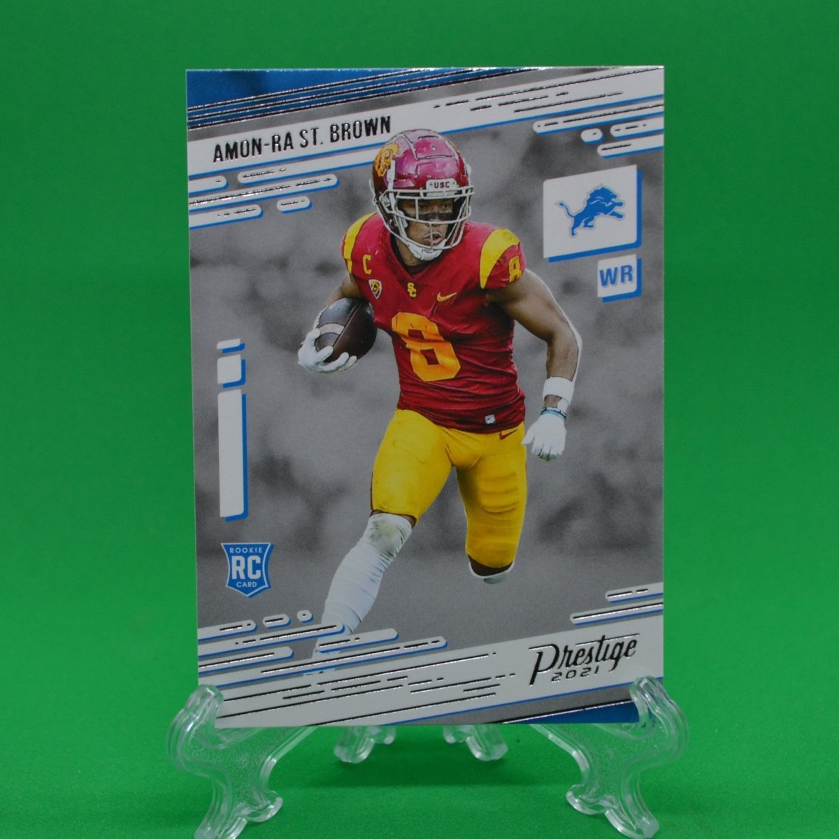 Raw Individual Card: 2021 Prestige Football Base Set - Amon-Ra St. Brown (#234) - Hails Mary Cards