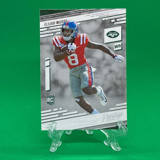 Raw Individual Card: 2021 Prestige Football Base Set - Elijah Moore (#221) - Hails Mary Cards