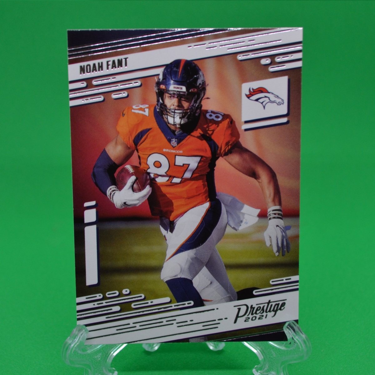 Raw Individual Card: 2021 Prestige Football Base Set - Noah Fant (#40) - Hails Mary Cards