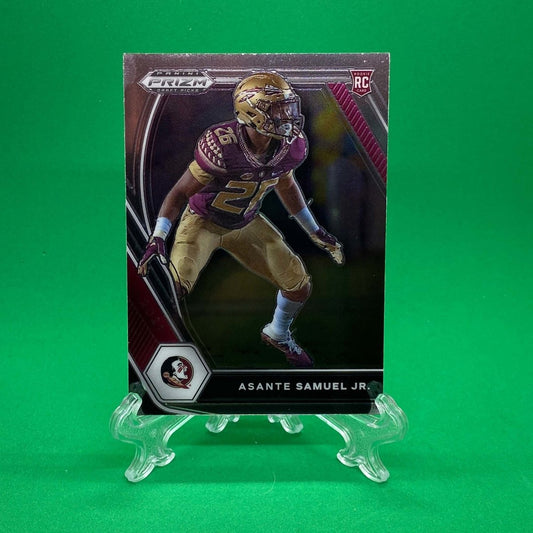 Raw Individual Card: 2021 Prizm Draft Picks Base Set - Asante Samuel Jr. (#111) - Hails Mary Cards