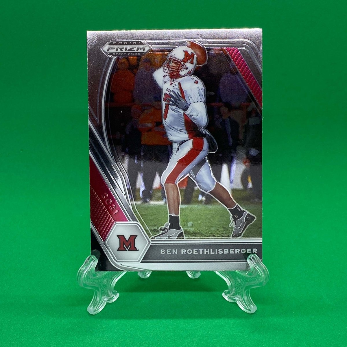 Raw Individual Card: 2021 Prizm Draft Picks Base Set - Ben Roethlisberger (#23) - Hails Mary Cards